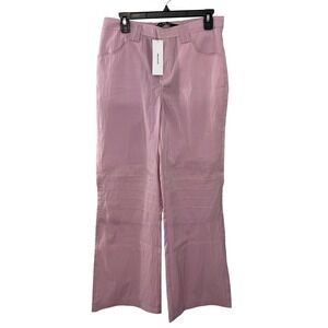 NWT Silence + Noise Pink Purple‎ Nylon Wide Leg Pants Size 8 Parachute Pants